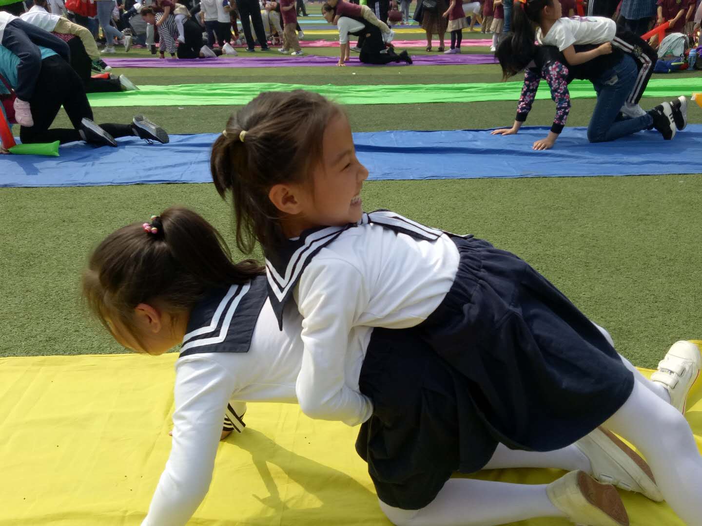 石家庄私立一中一幼“2018年春季亲子运动会”活动报道