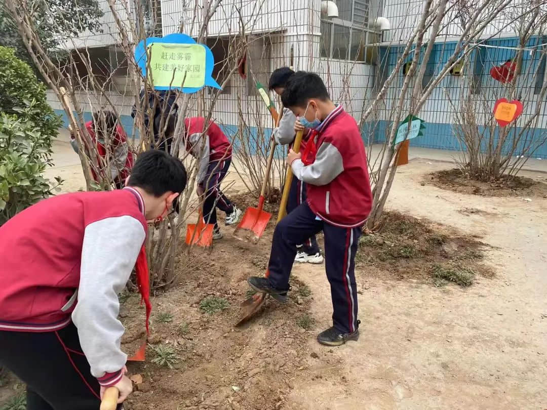 【五育并举】播种绿色希望 收获生命景色——植树节劳动实践温馨开启