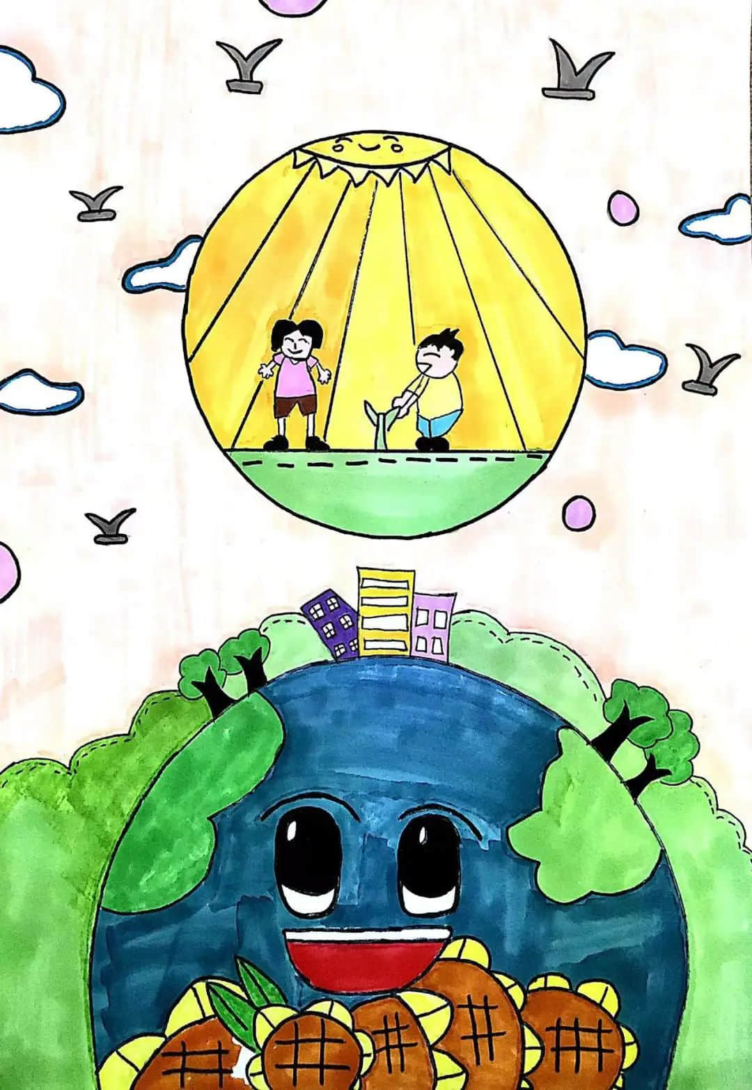 【主题活动】问渠哪得清如许，唯有碧水天更蓝——争做地球小卫士