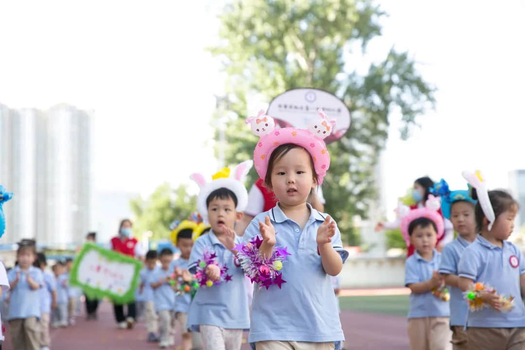 童心向党庆六一 家校共育过端午--私立一中附属幼儿园云端儿童节活动