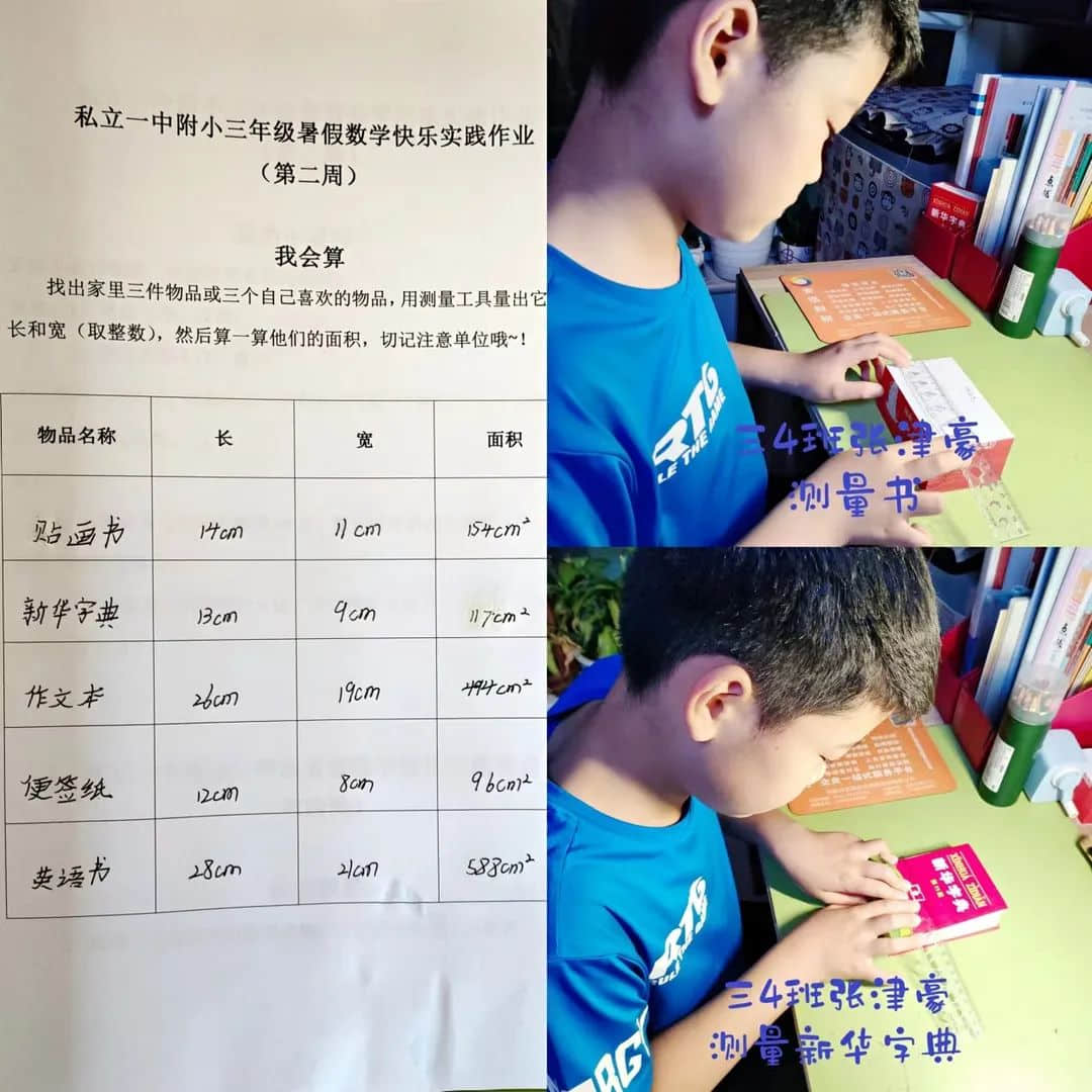 【暑你精彩】成长一夏 数你最棒——私立一中附属小学数学实践活动