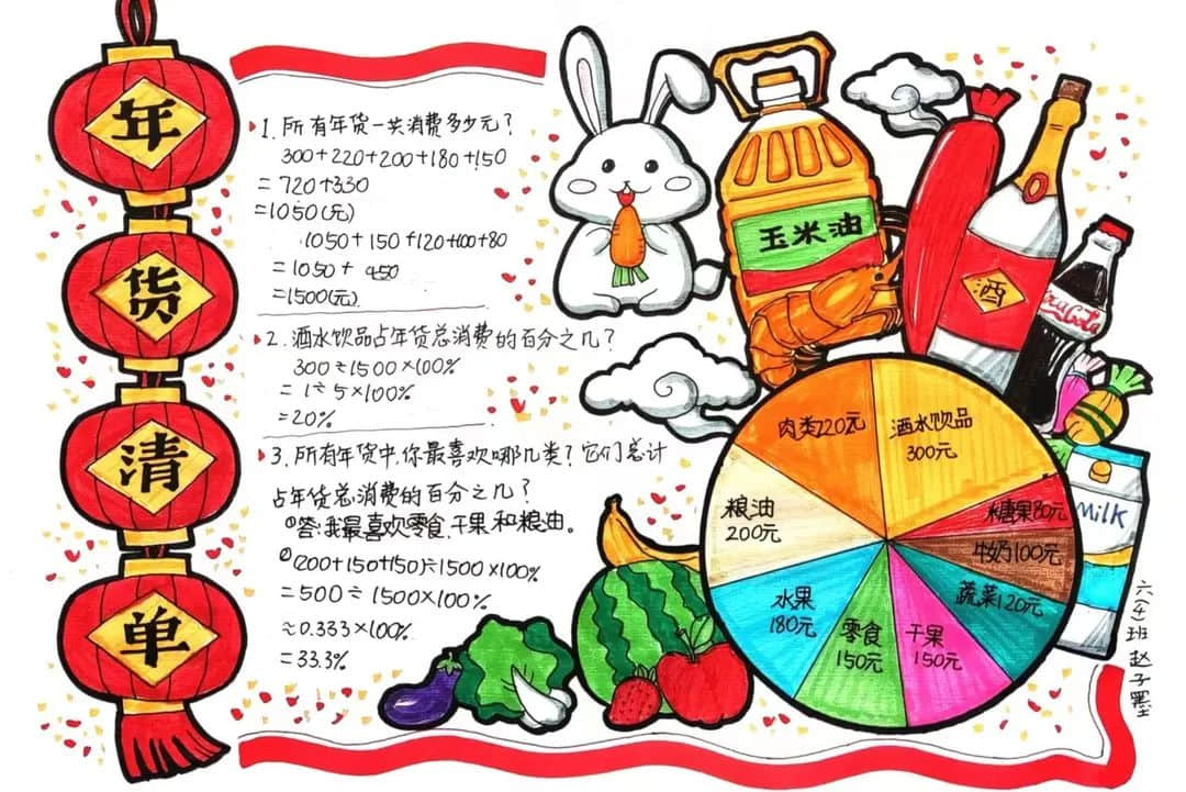 【立小•寒假生活】“数”你最棒 “兔”飞猛进——数学学科特色寒假实践作业展