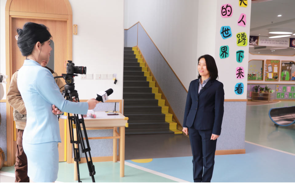 中央电视台CCTV栏目组走进石家庄私立第一中学