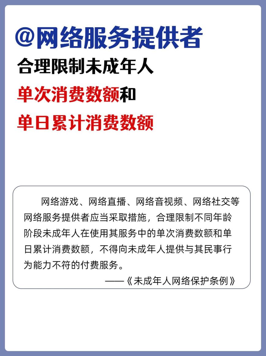一起来看 《未成年人网络保护条例》重点