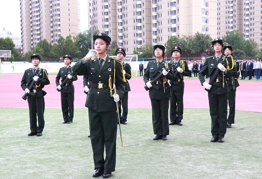 国旗飘扬 习惯筑梦丨石家庄私立第一中学升旗仪式