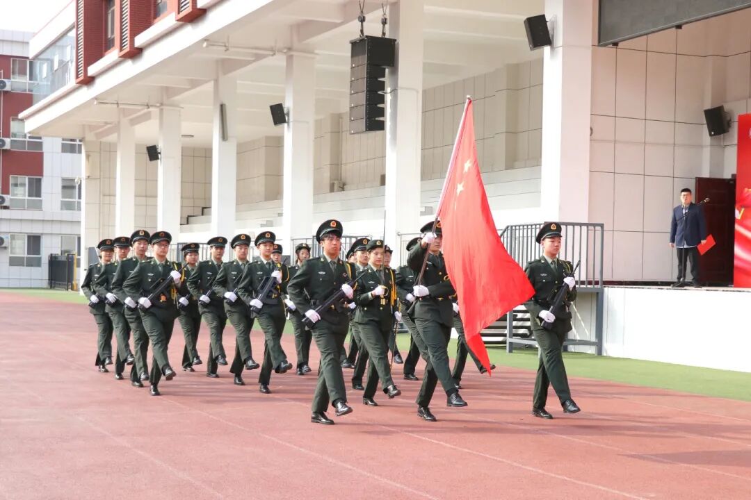 春启新程 筑梦前行丨石家庄私立第一中学举行新学期首次升旗仪式