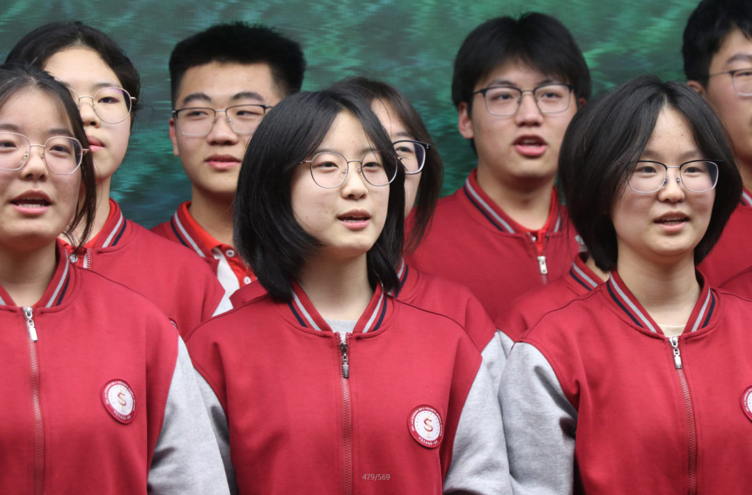 歌声嘹亮 青春当燃丨 高一B部班级合唱比赛燃爆现场！